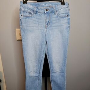 Old Navy Light Wash Mid-Rise Rockstar Jeans Size 2